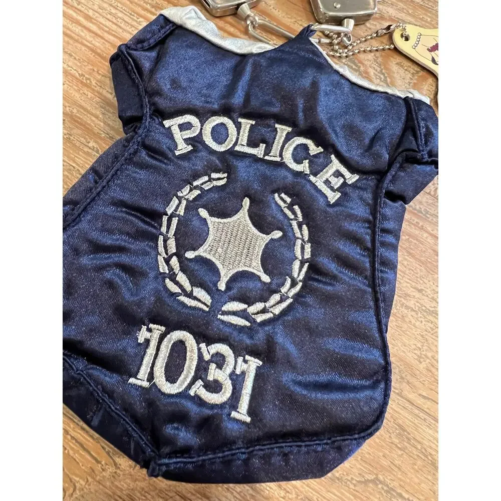 Halloween Costume Accessory Police Officer Badge Purse Handcuffs